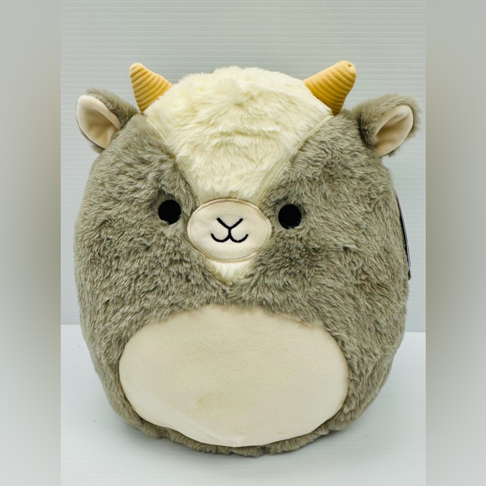12” Squishmallows fluffy Walker the goat